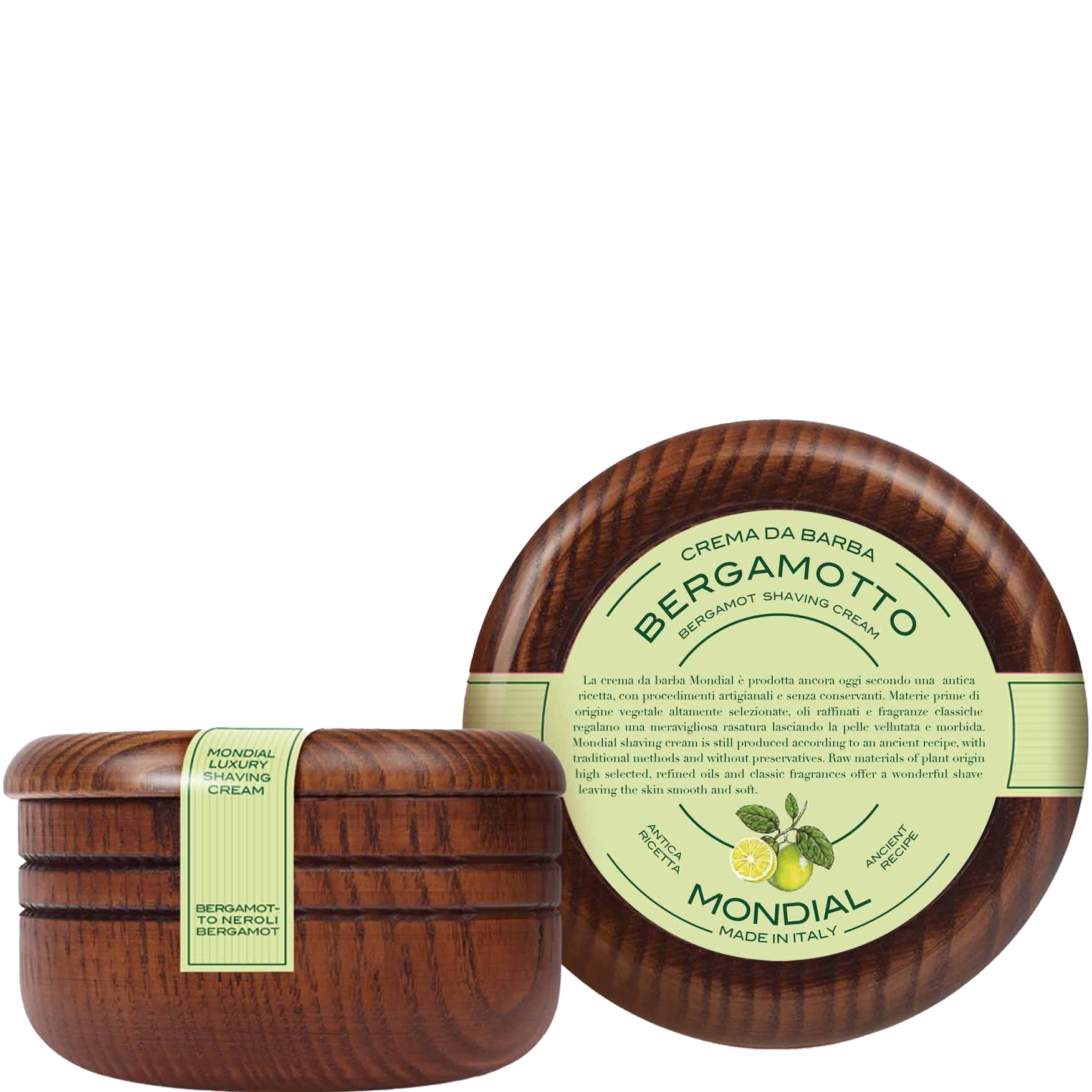Scheerzeep Traditional Wooden Bowl Bergamotto