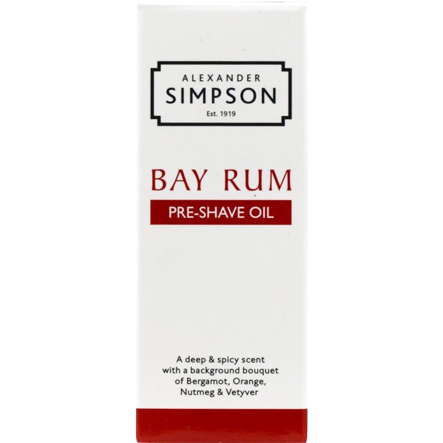 Pre-shave olie Bay Rum