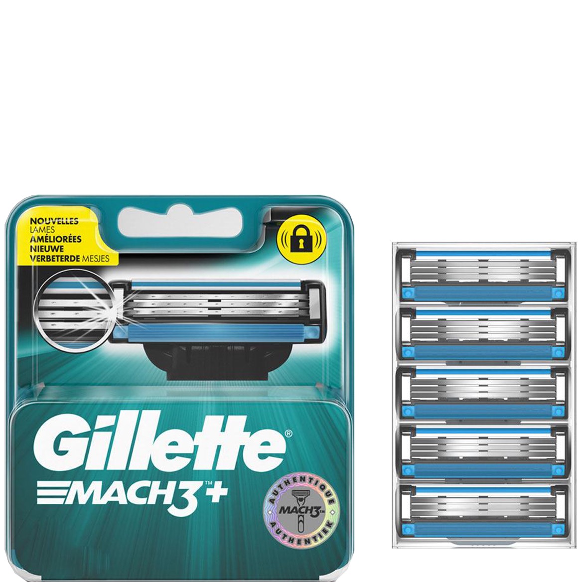 Gillette Mach3+ Scheermesjes Gillette Mach3+ Scheermesjes