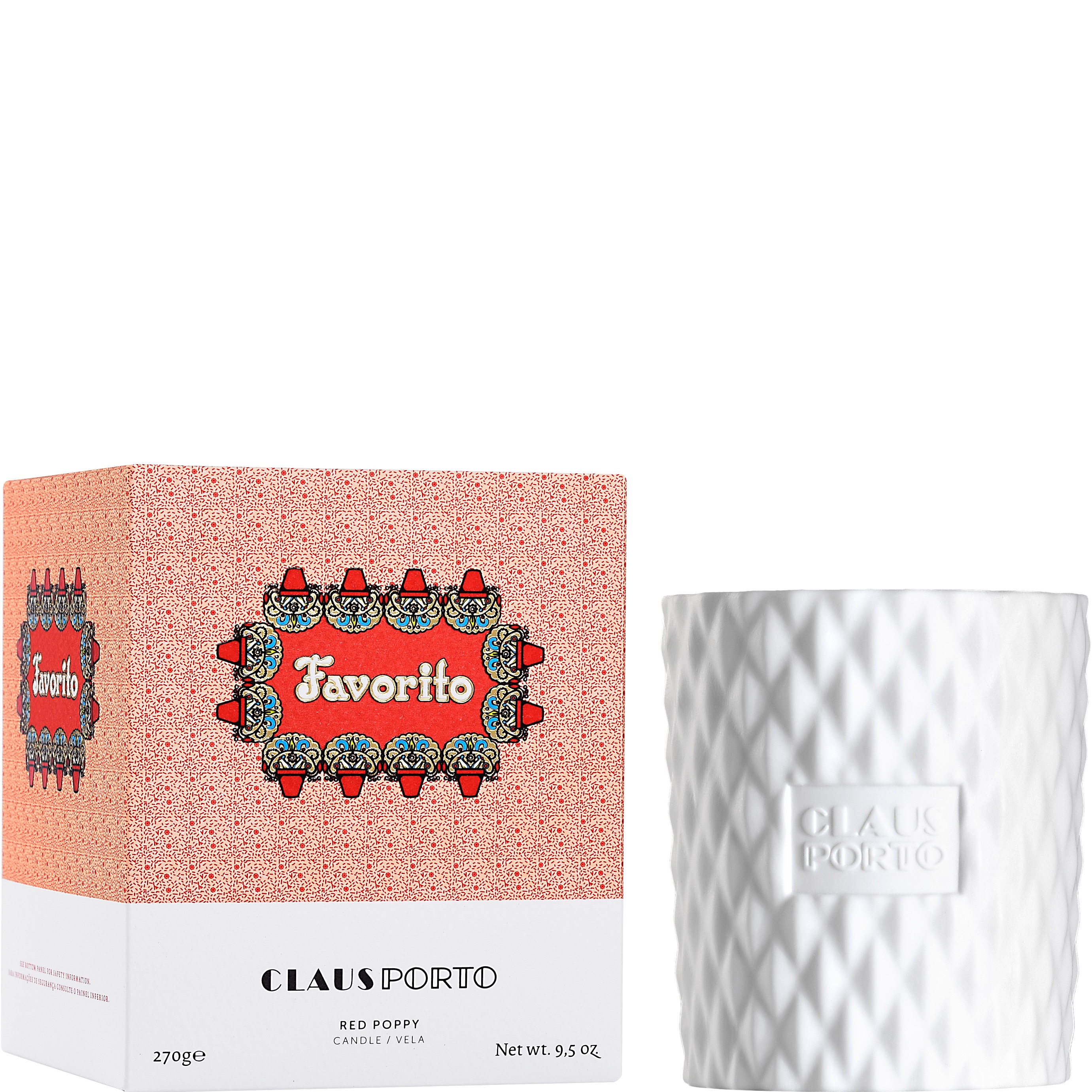 Tester - Geurkaars Deco Collectie - Favorito / Red Poppy