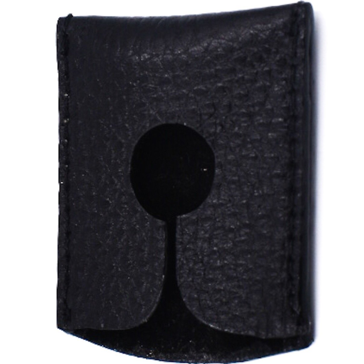 Razor Cover in zwart leder