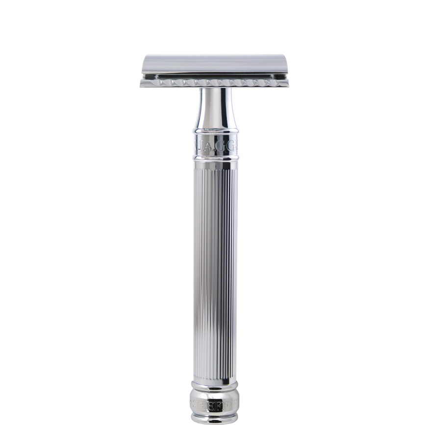 Safety Razor Long - Lined - chroom