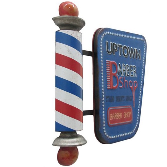 Barber Shop Uptown Sign Barber Shop Uptown Sign