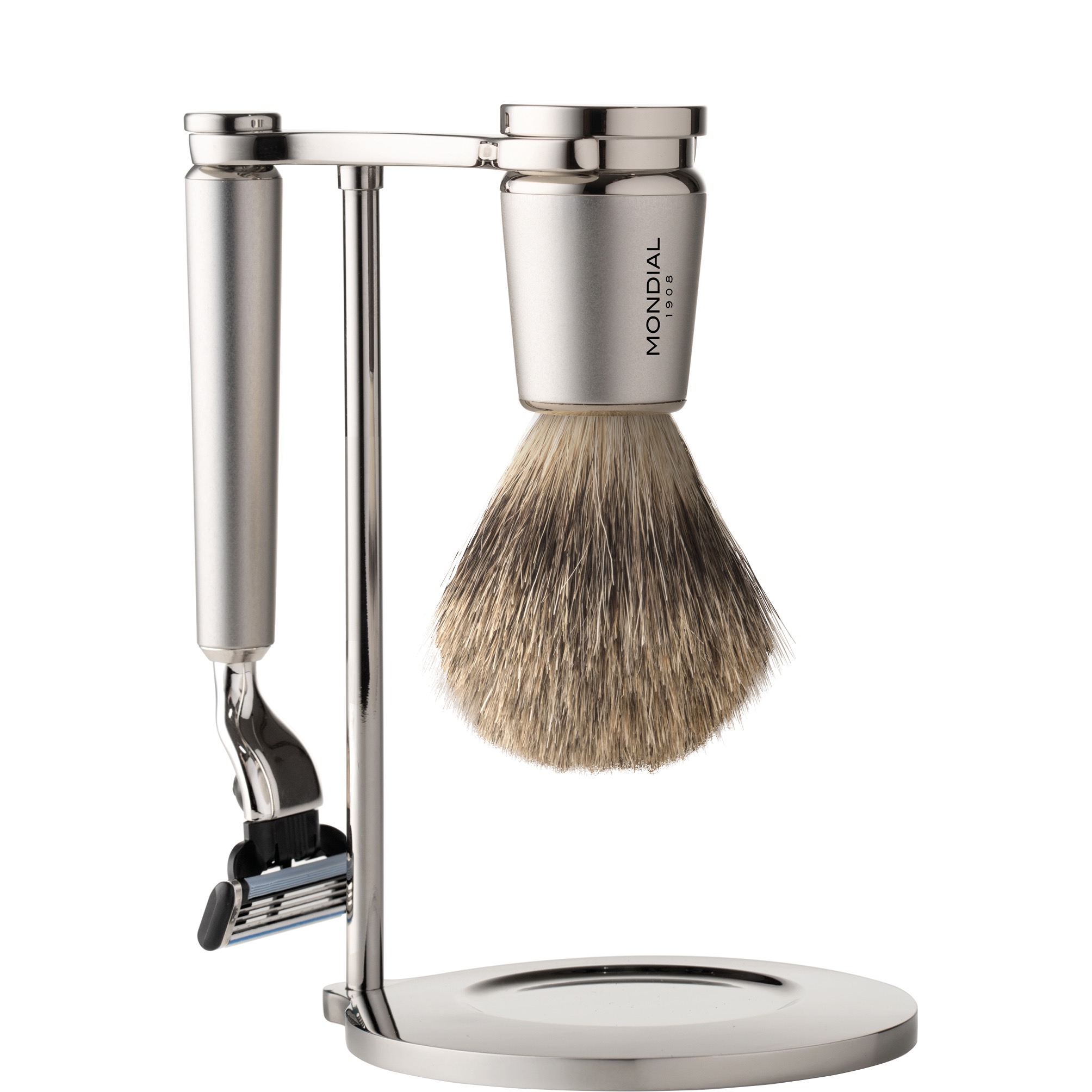 Scheerset Run Mach3 - Fijndashaar - satin chrome Scheerset Run Mach3 - Fijndashaar - satin chrome