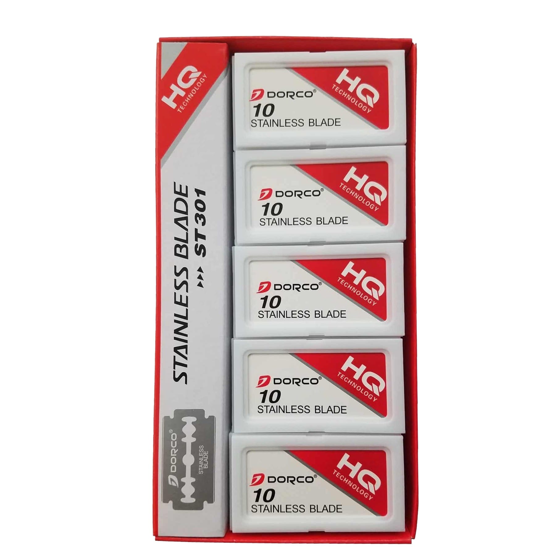 Box - Dorco Double Edge Blades Stainless Platinum Coated