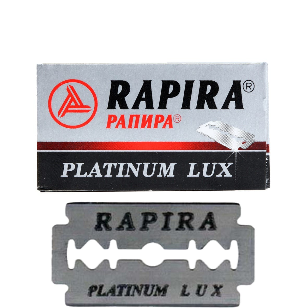 Box - Rapira  Double Edge Blades Lux Platinum