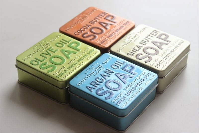 Scottish Fine Soaps soap in a tin